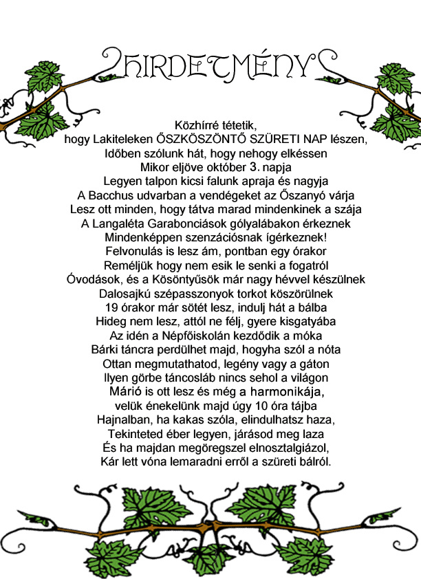 Szüreti Bál 2009