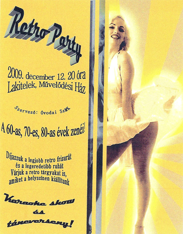 Retro Party a hétvégén