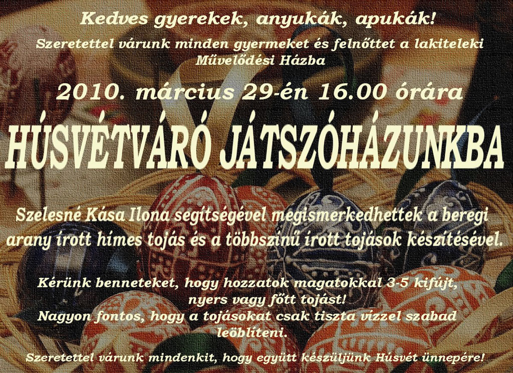 Húsvéti játszóház