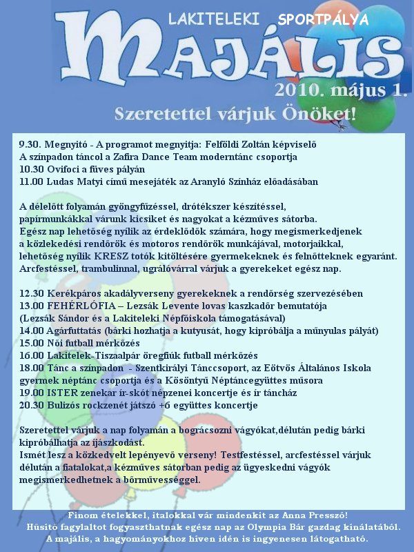 Majális 2010