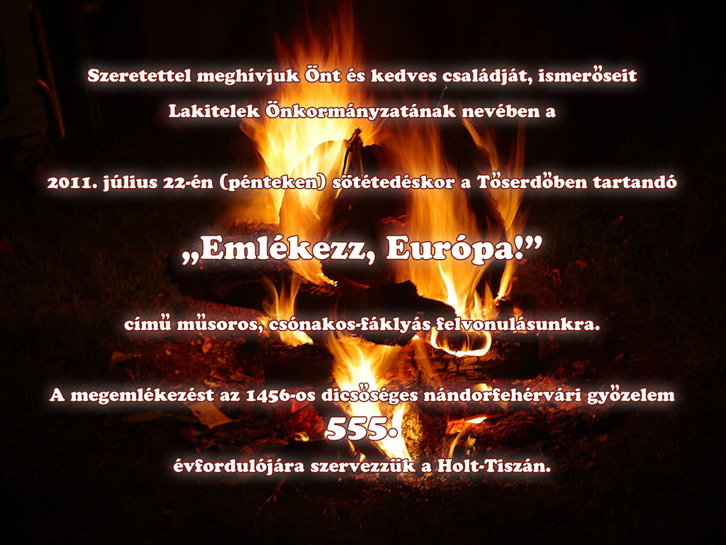 Csónakos-fáklyás felvonulás