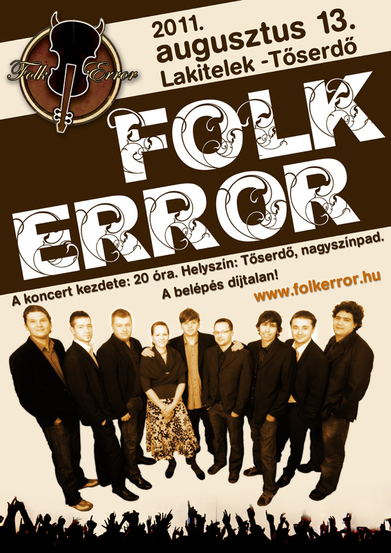 Folk Error koncert a Tőserdei Lovasnapon