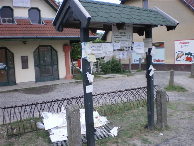 Rongálások a falu területén