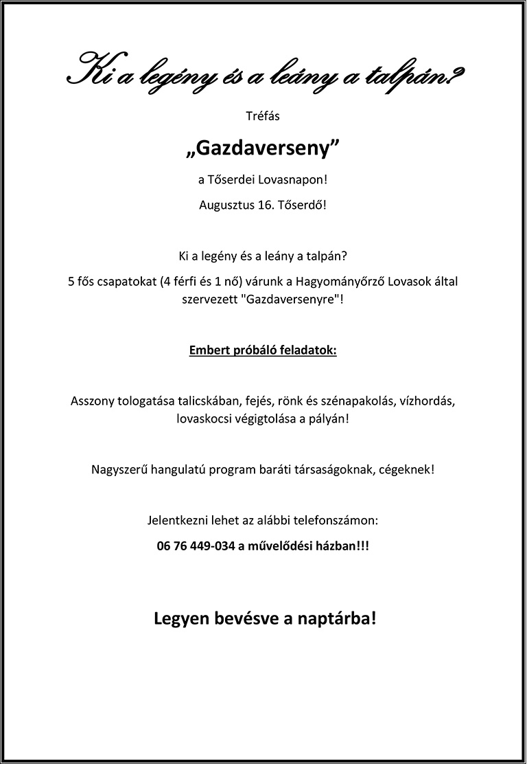 Ki a legény és a leány a talpán?