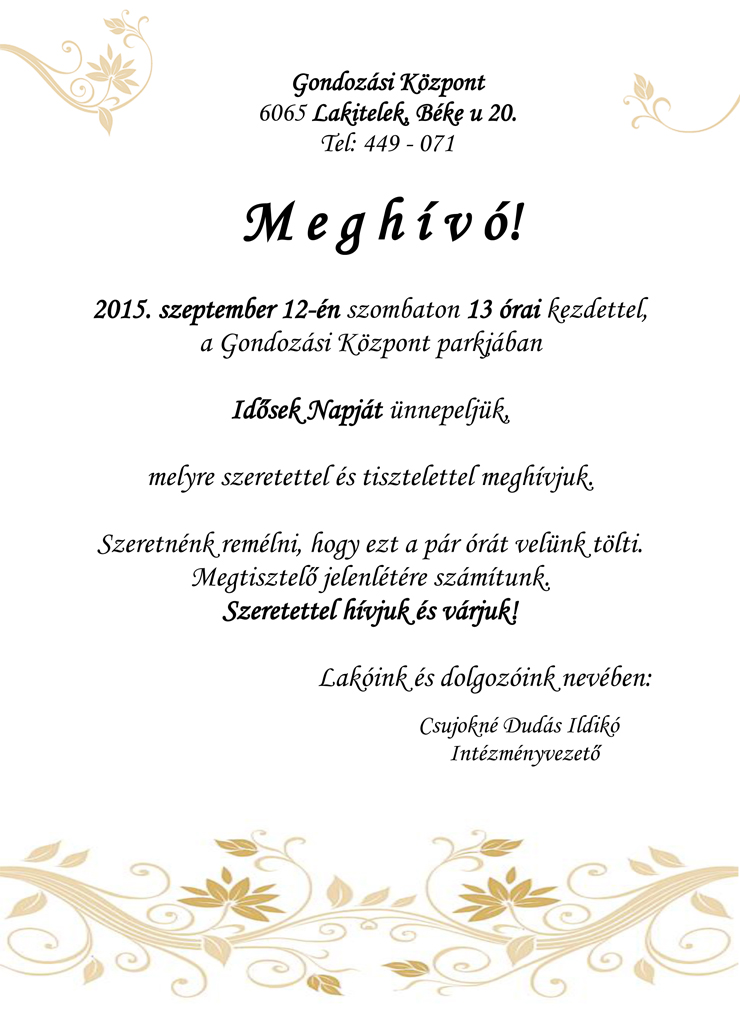 Idősek Napja