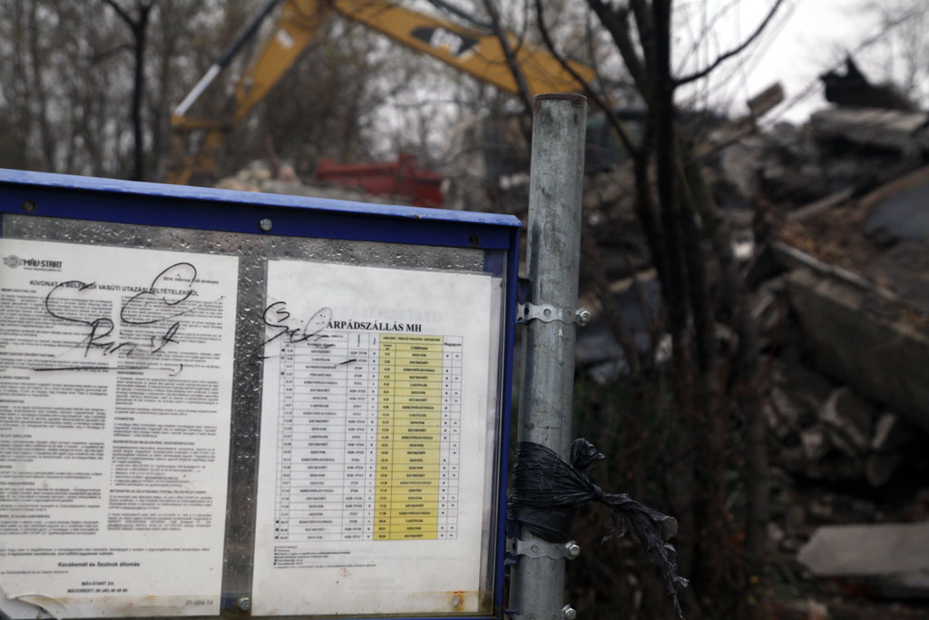 Lebontják az árpádszállási vasúti megállót