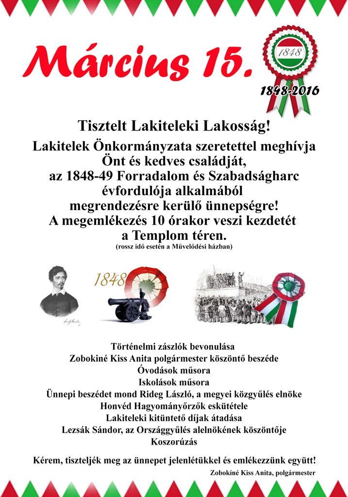 Március 15-e Lakiteleken