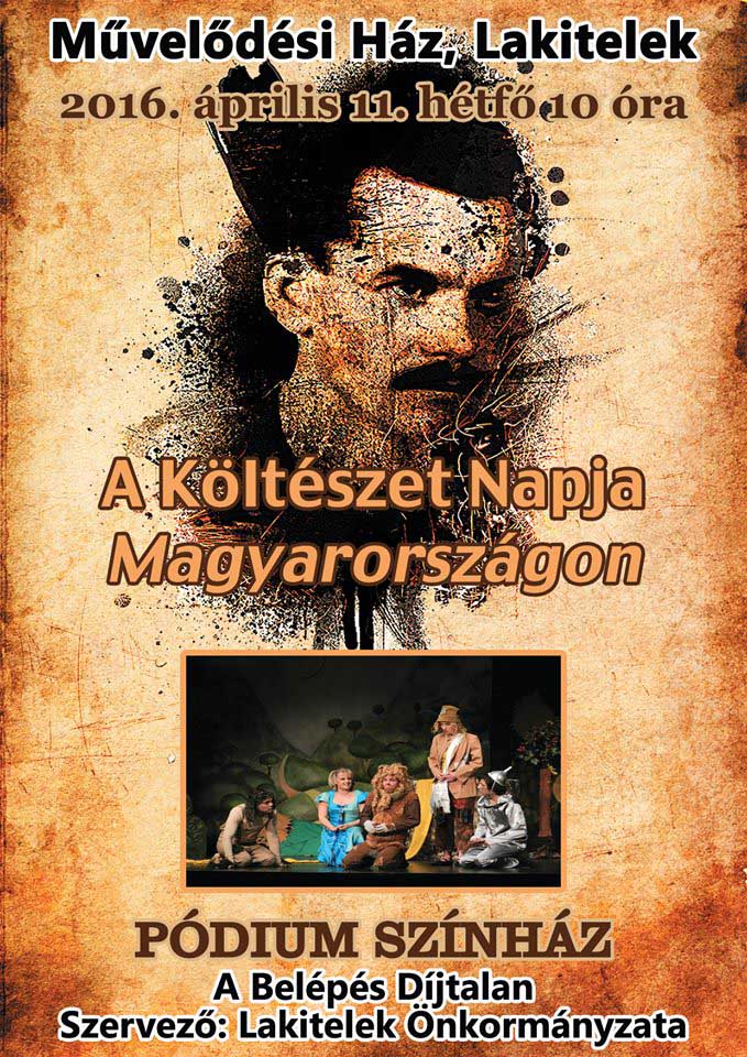 A költészet napja A költészet napja