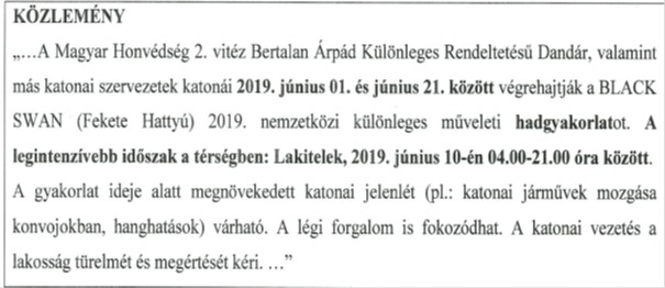 kozlemeny hadgyakorlat
