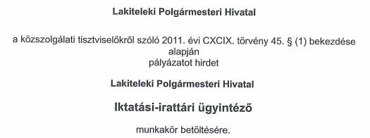 Iktatasi irattari ugyintezo 191108
