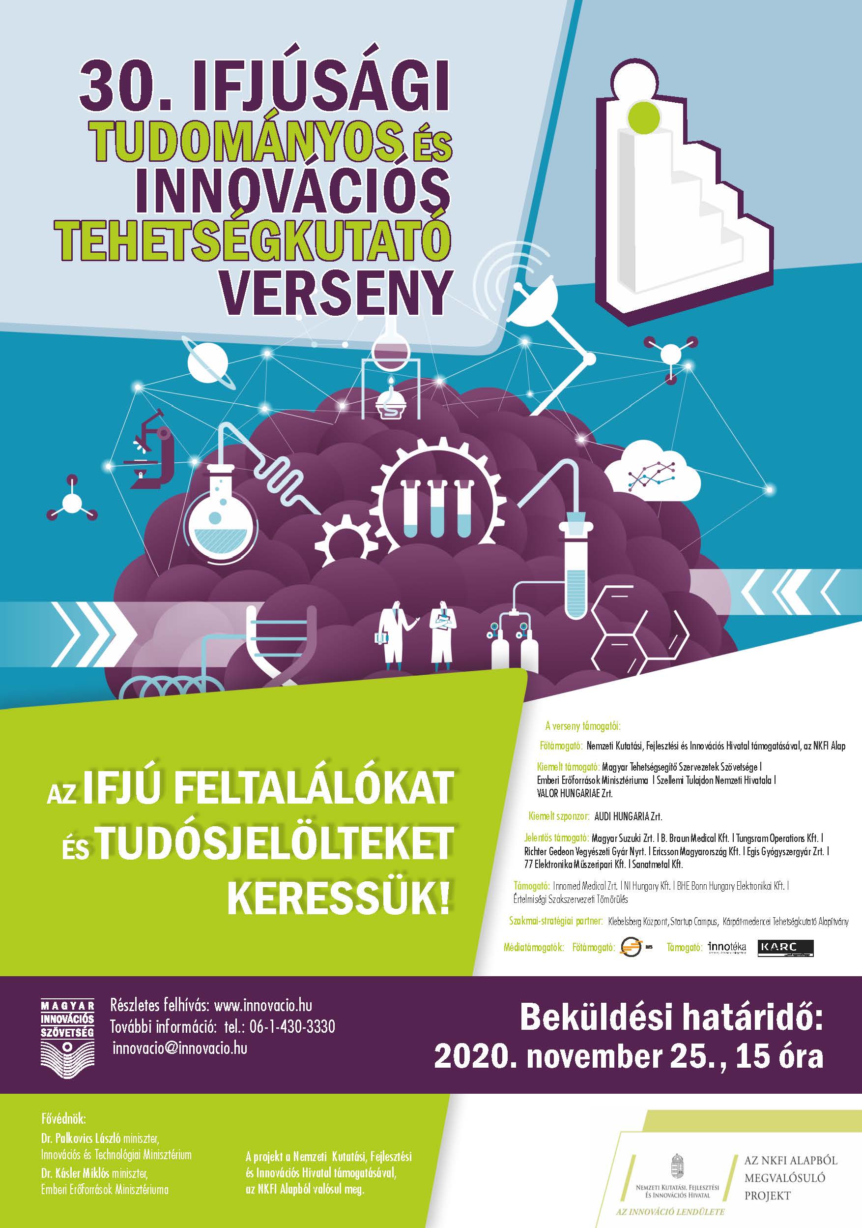 30. Ifjúsági Tudományos és Innovációs Tehetségkutató Verseny