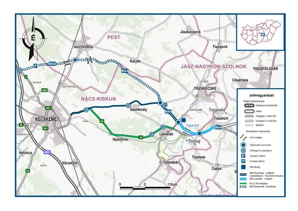 Forgalmi változás a 44. sz. főút felújításánál a 4625 j. úti csomópont és a 4622 j. út között