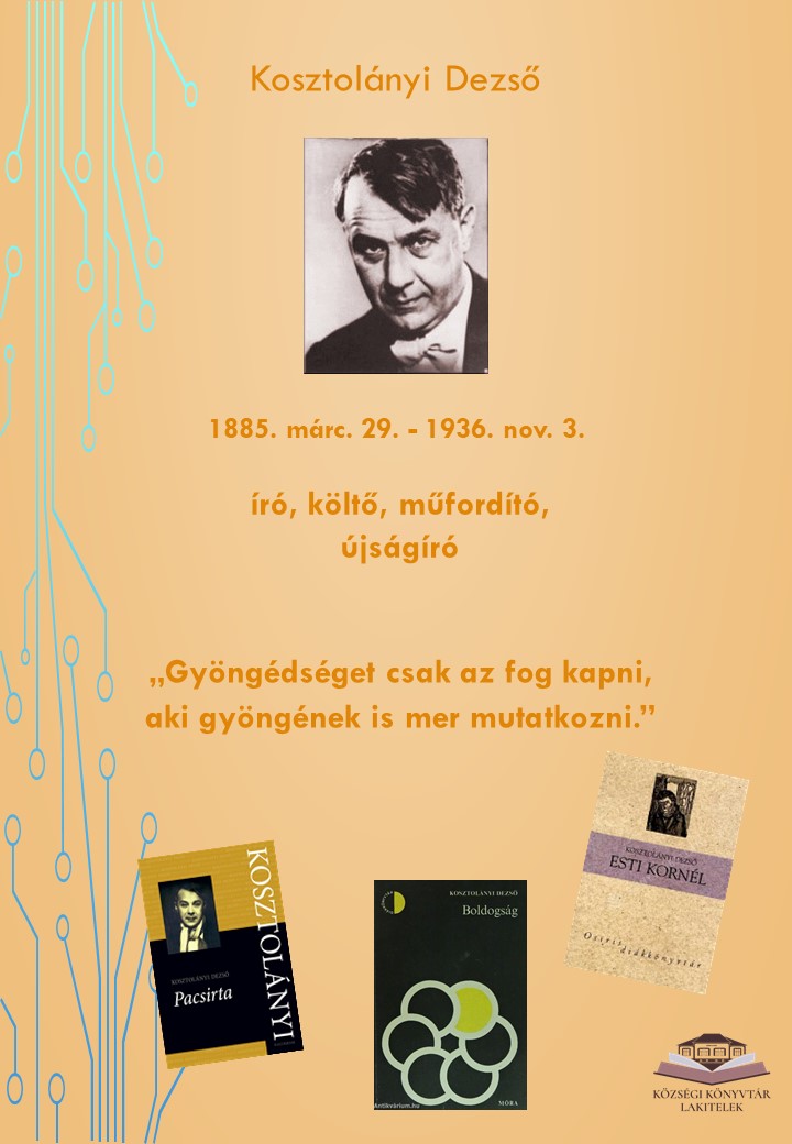 Kosztolányi Dezső születésének évfordulója