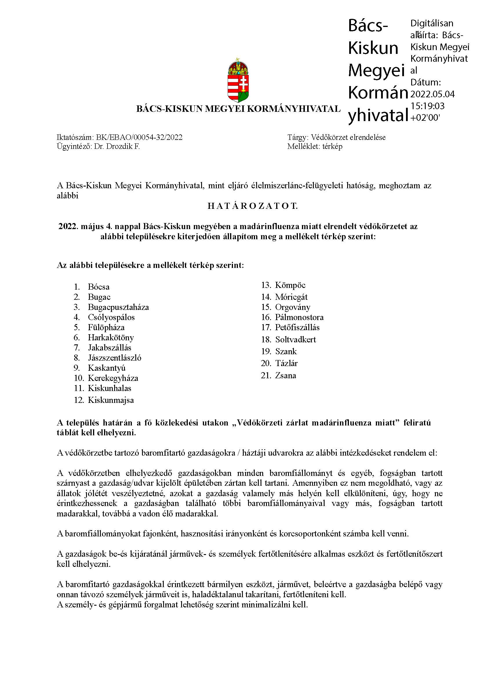 Védőkörzet 20220504