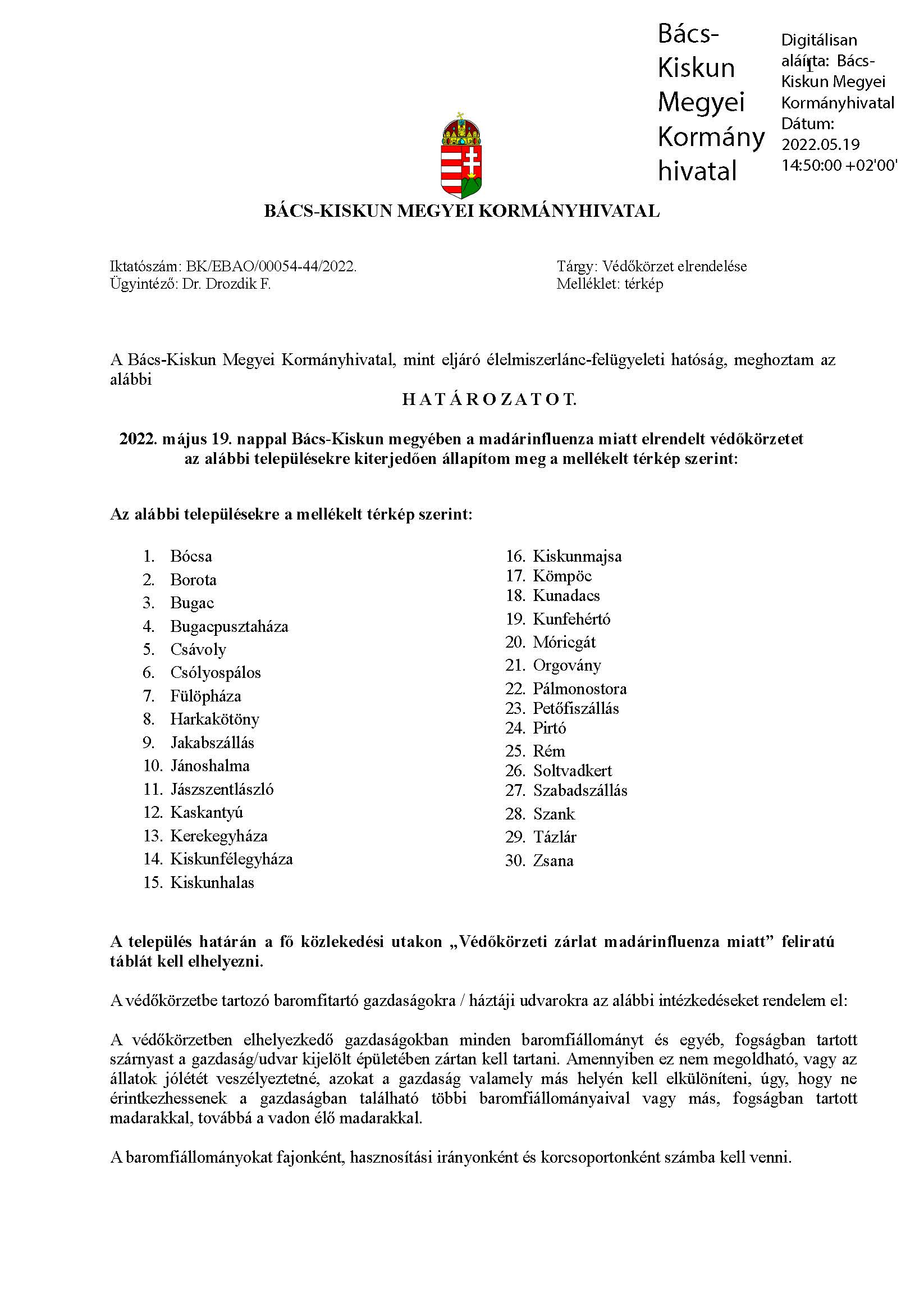 Védőkörzet 20220519