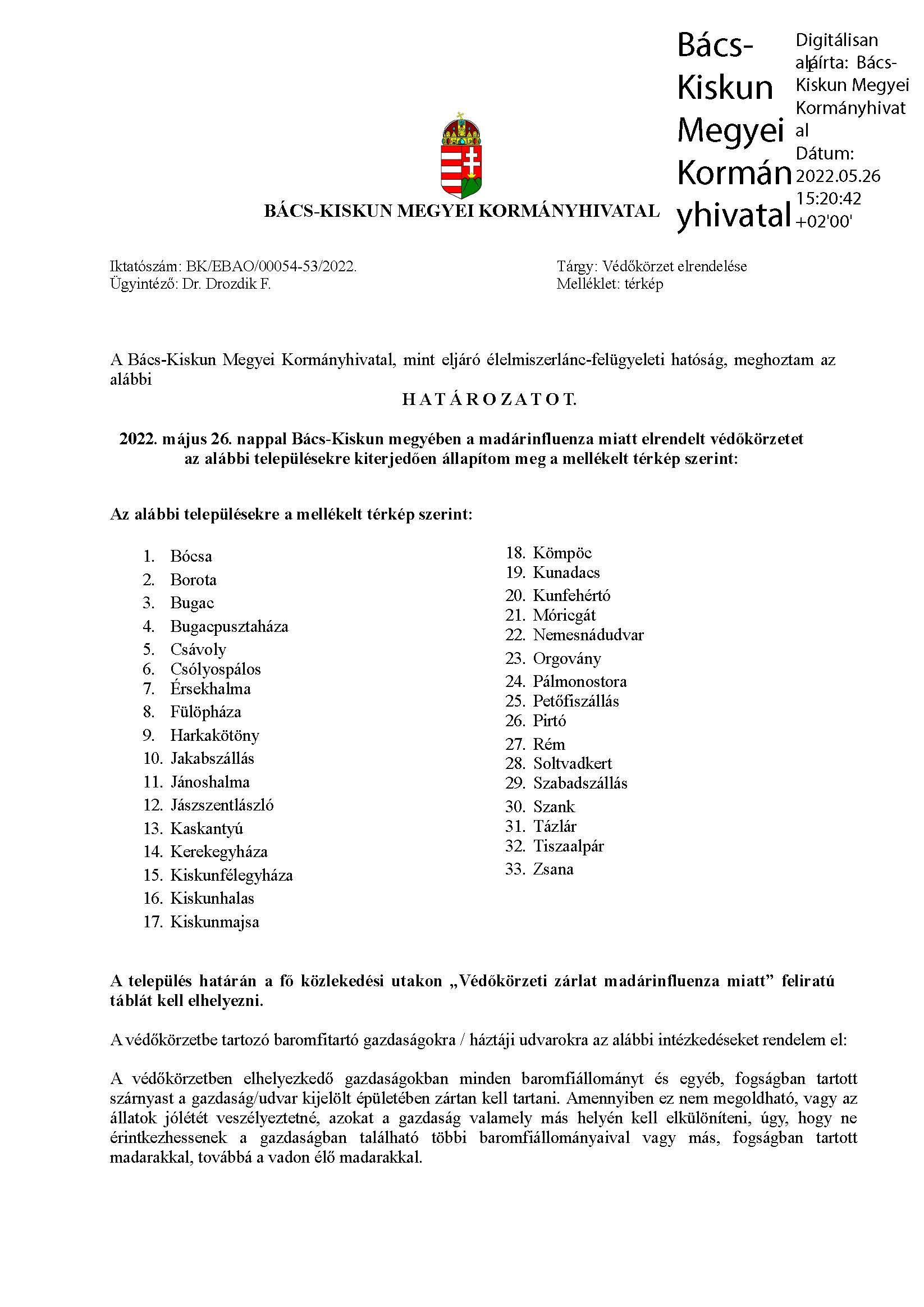 Védőkörzet 20220526