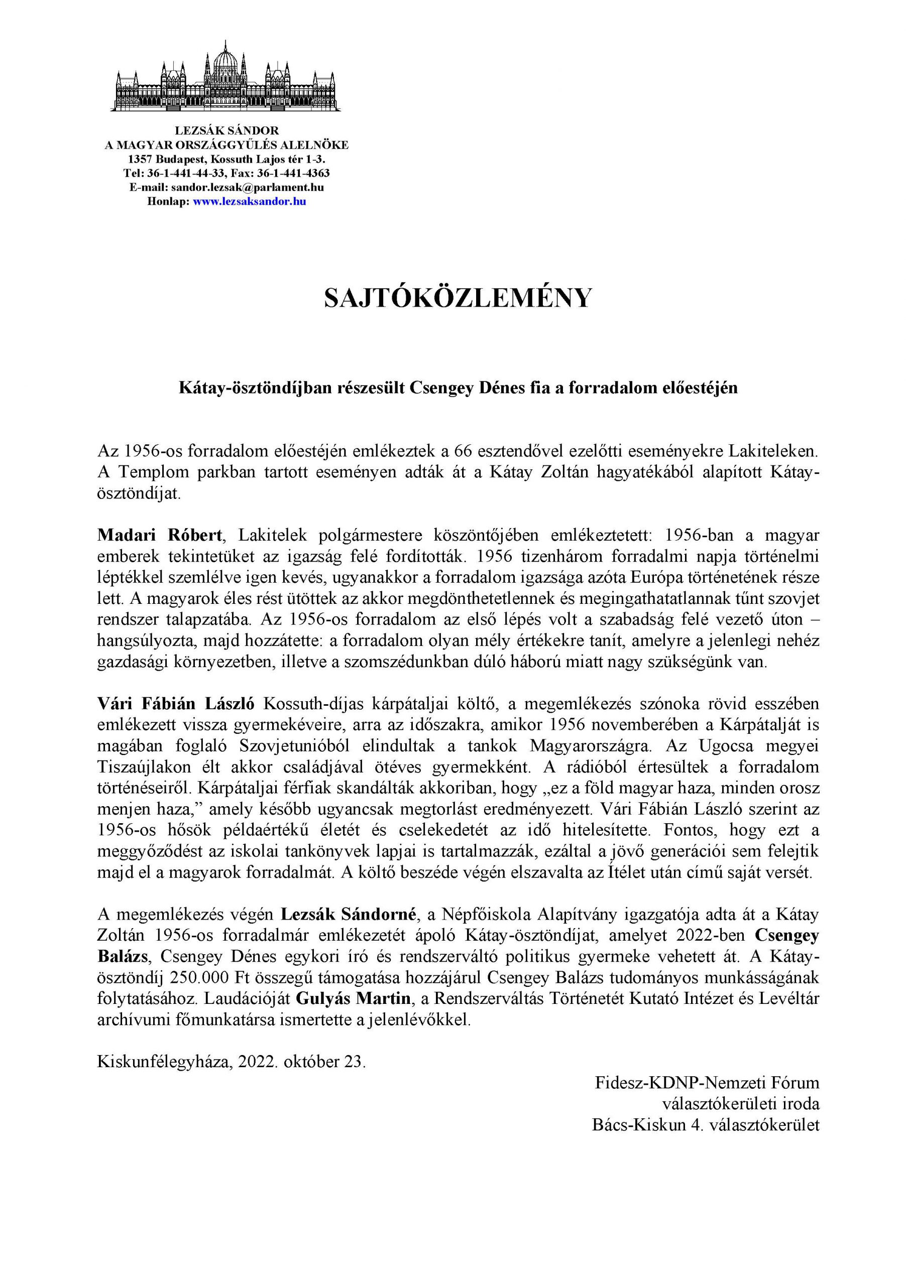 sajtokozlemeny lakitelek oktober23