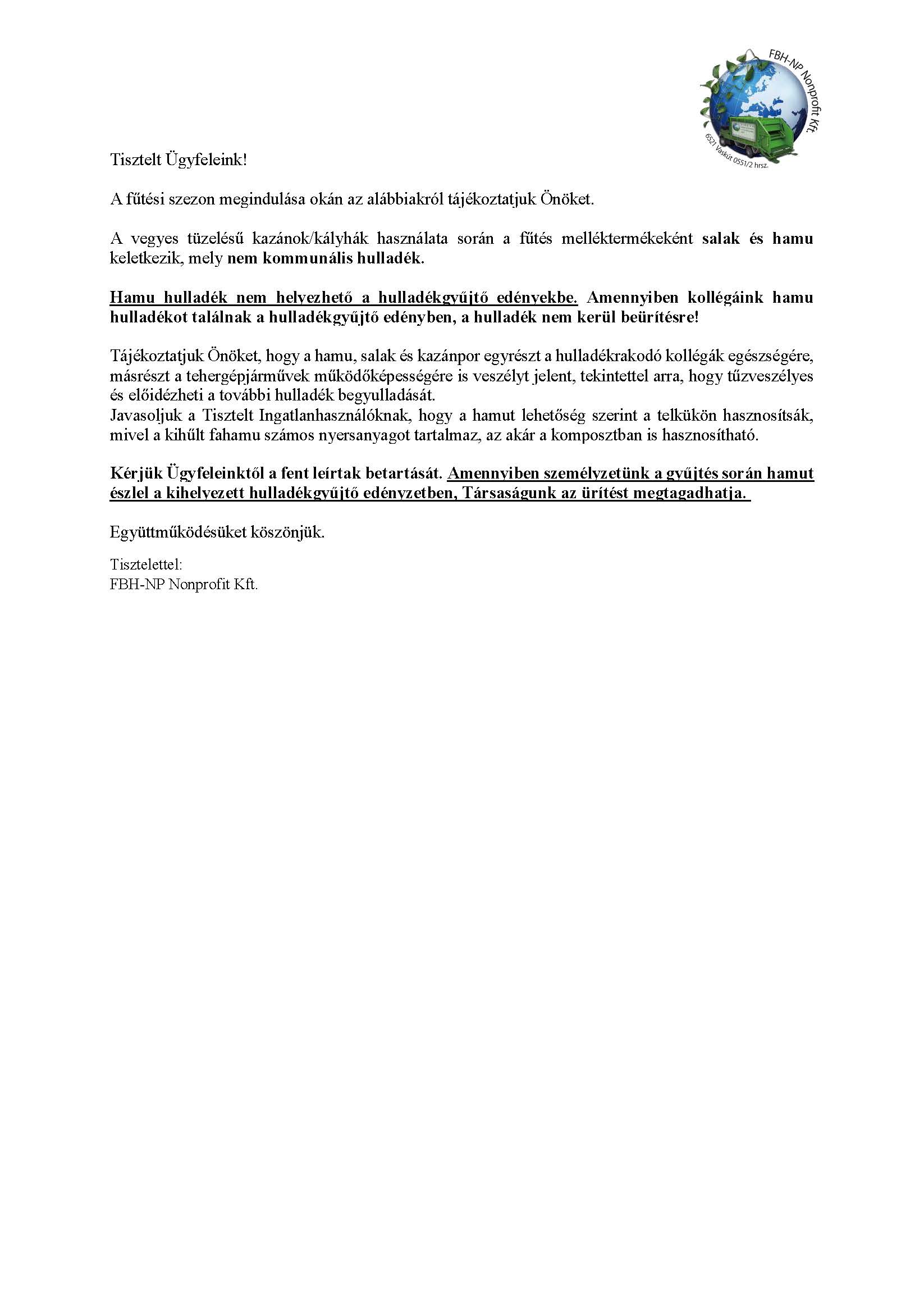 tajekoztato hamu hulladek 2022