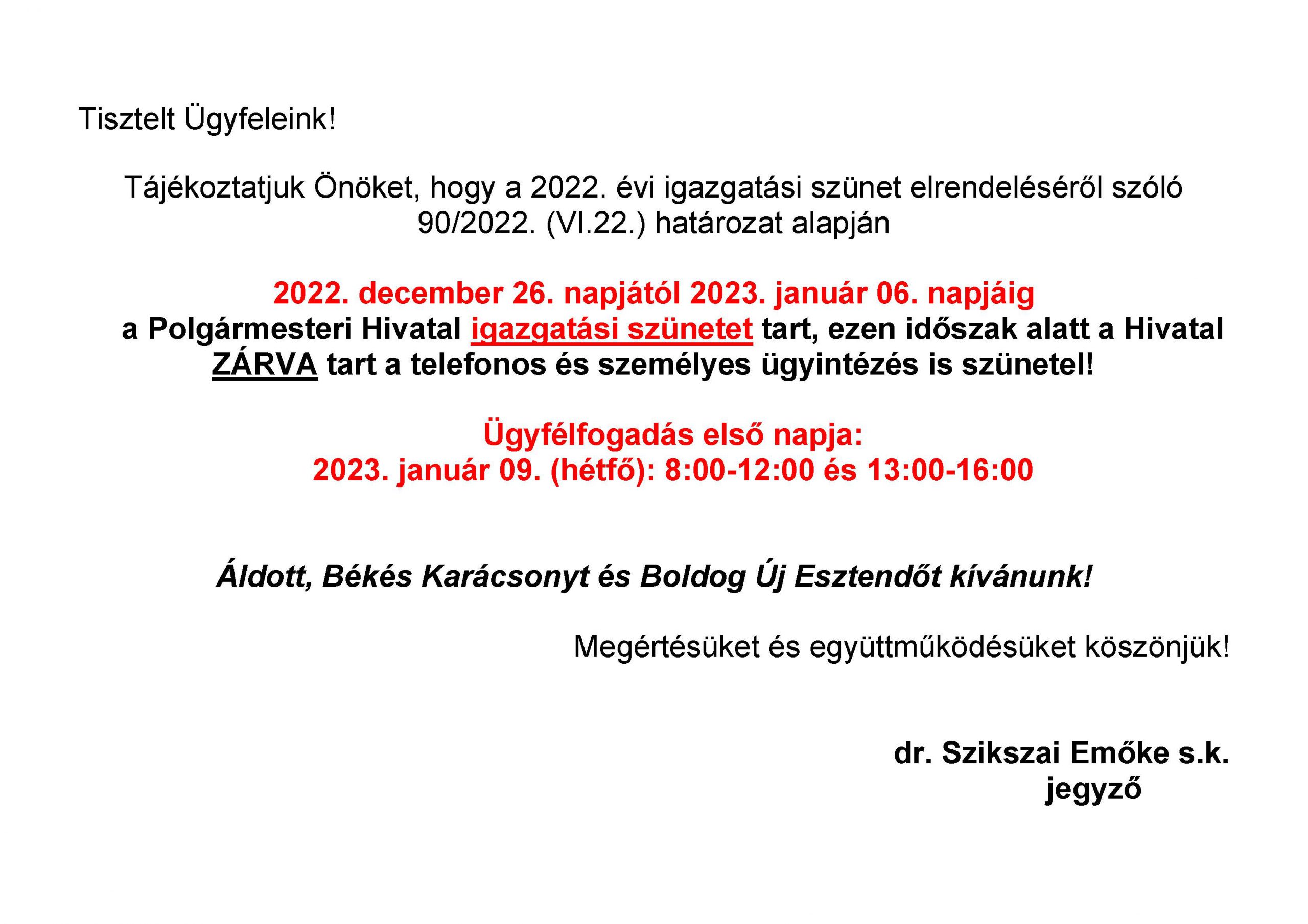 december 2022