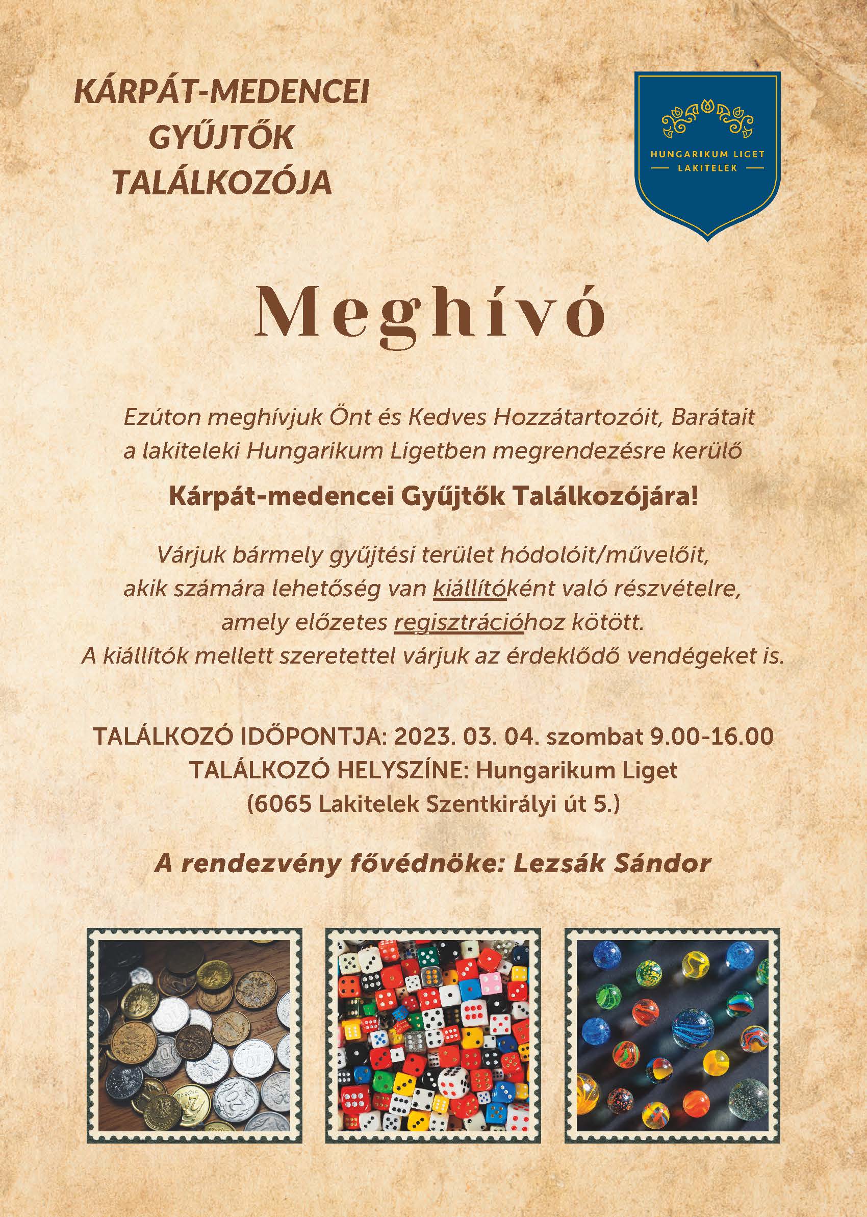 Kárpát medencei Gyűjtők Találkozója meghívó 1 Oldal 1