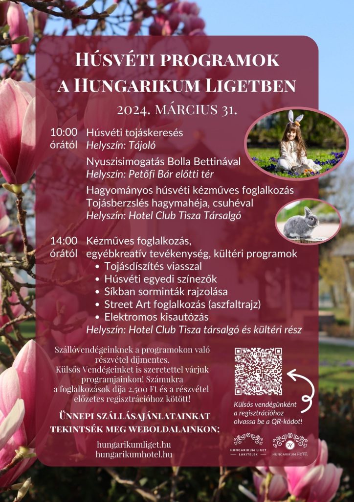 Húsvéti programok a Hungarikum Ligetben