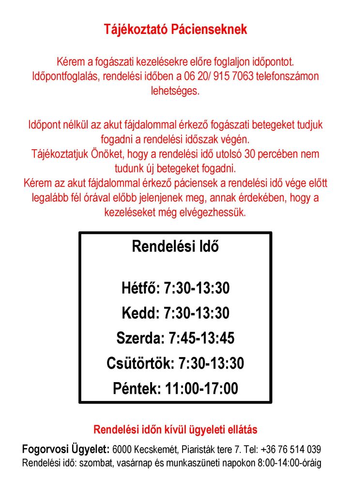 fogorvos_tájékoztató