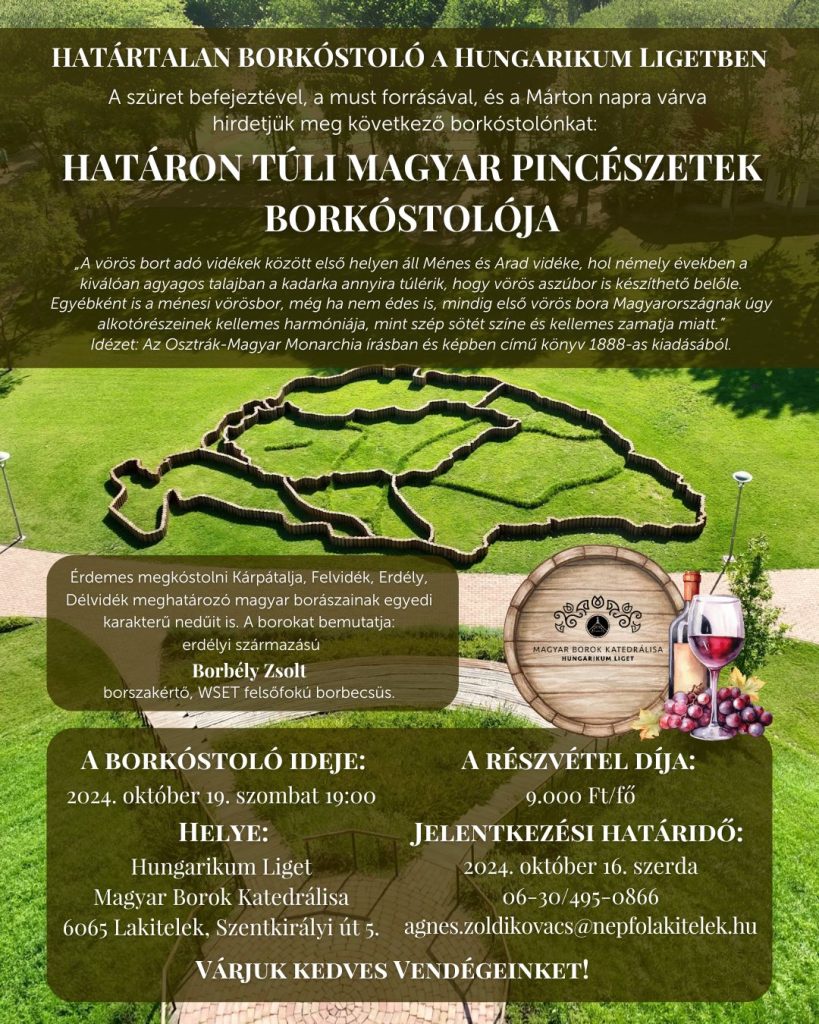 A Hungarikum Liget októberi programjai