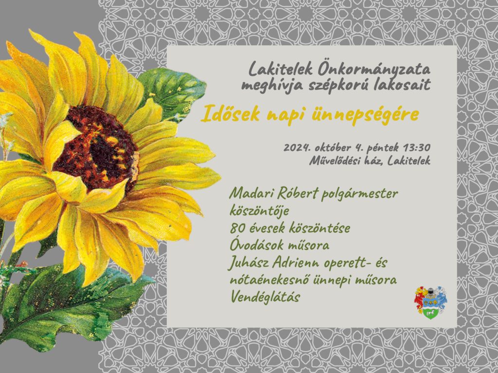 Meghívó az Idősek Napi ünnepségre