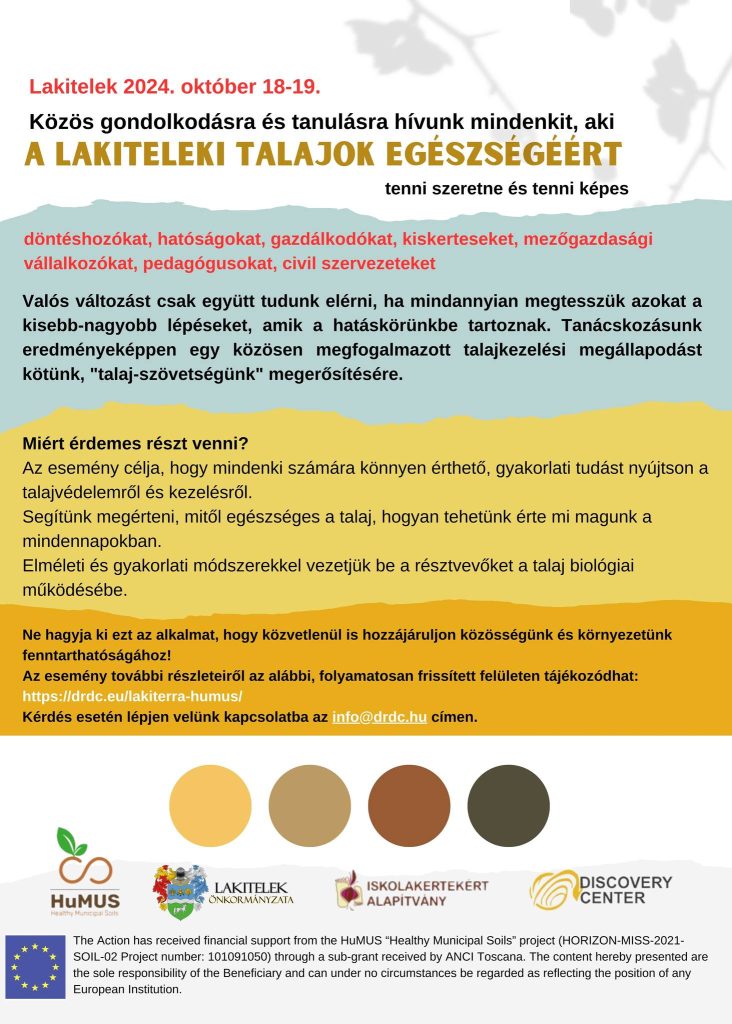 Meghívó a Lakiteleki Talajok Egészségéért