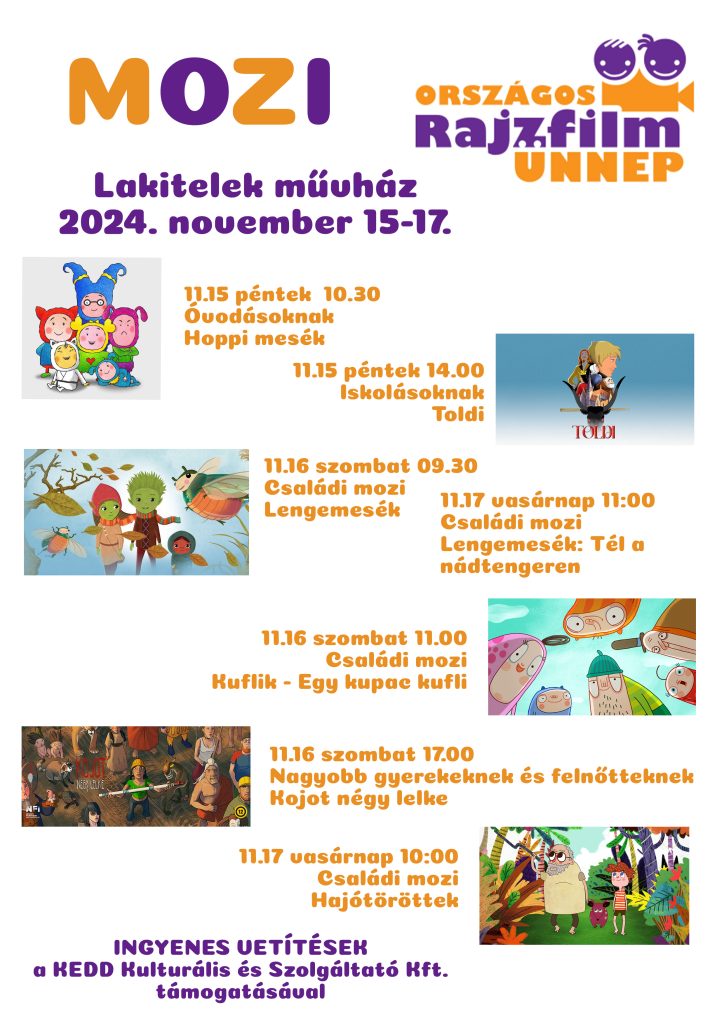 Országos Rajzfilm Ünnep a Művházban