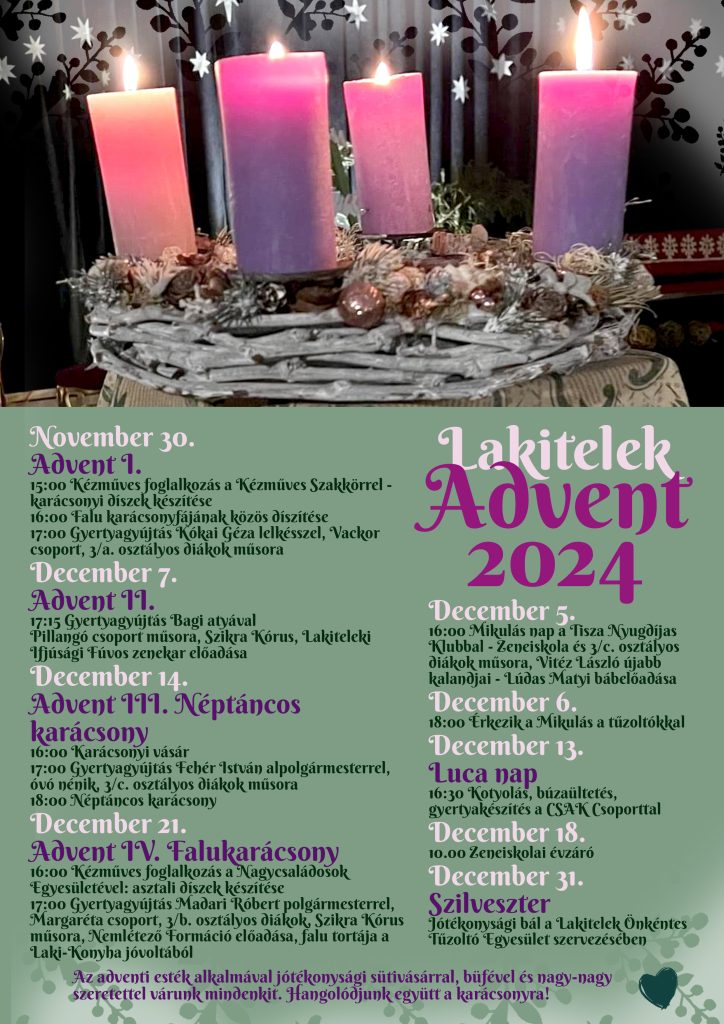 Lakitelek Advent 2024.