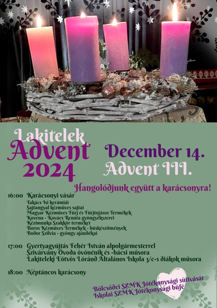 Lakitelek Advent 2024.