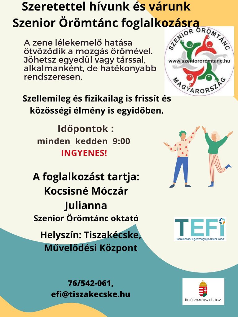 Szenior örömtánc Tiszakécske