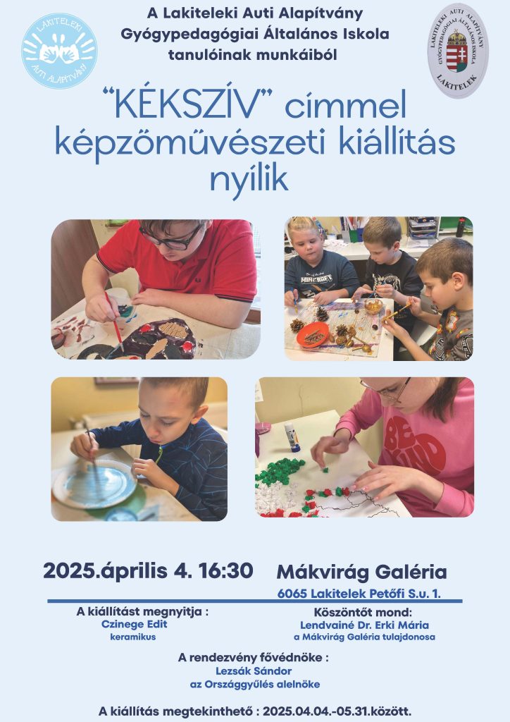 Kékszív – kiállítás megnyitó