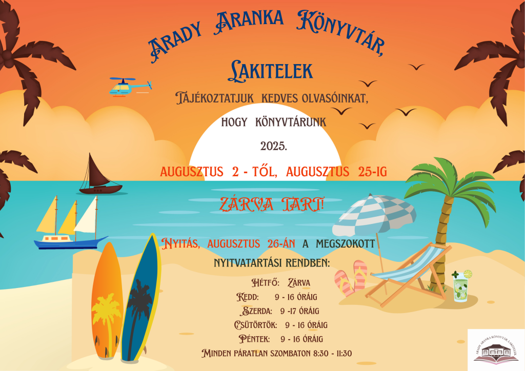 Nyári nyitva-zárva tartás