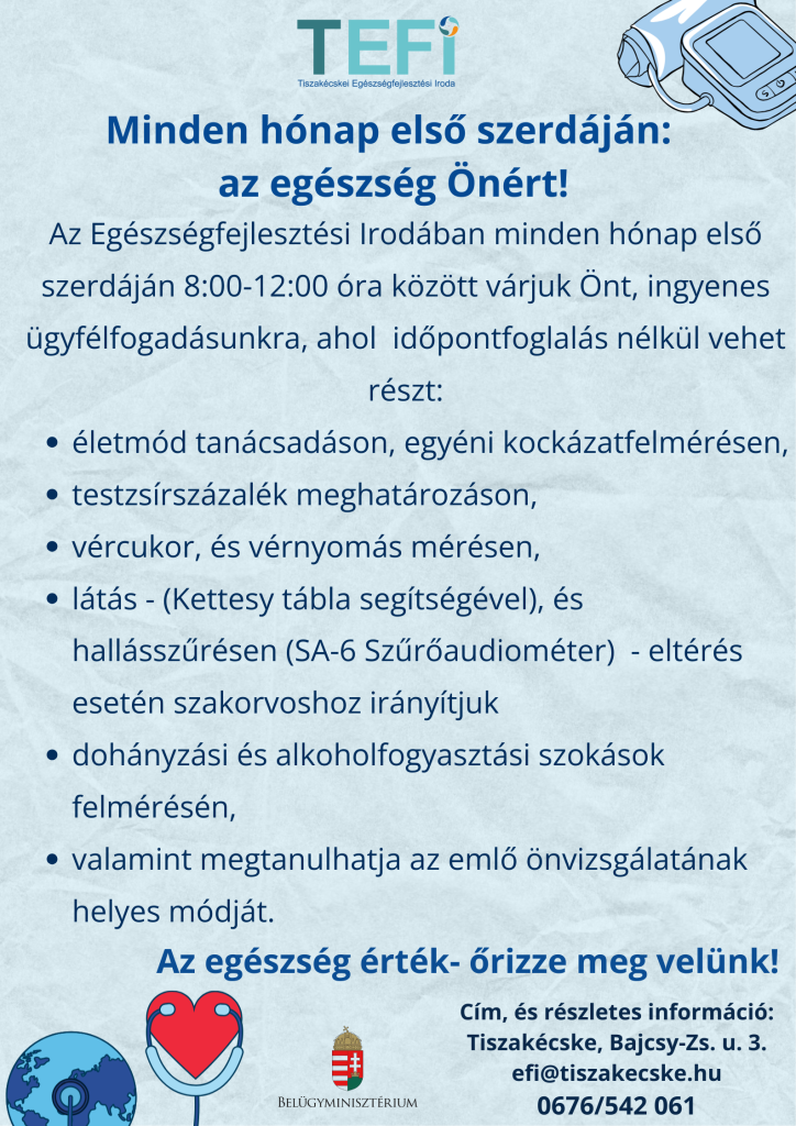 egészség szerda
