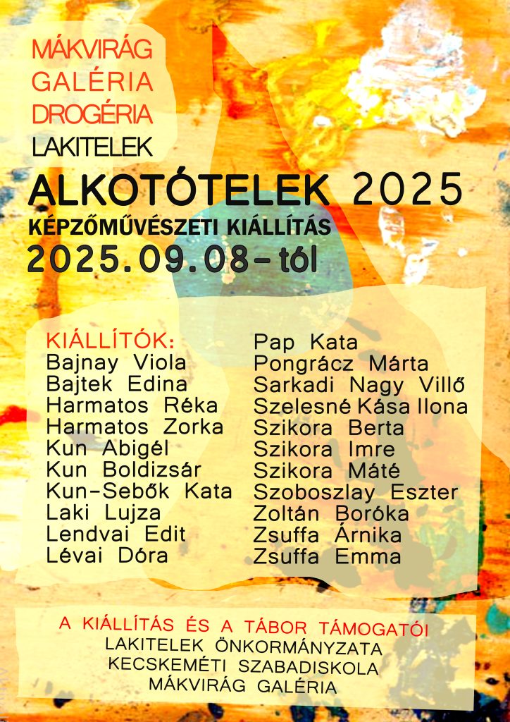 Alkotótelek 2025.