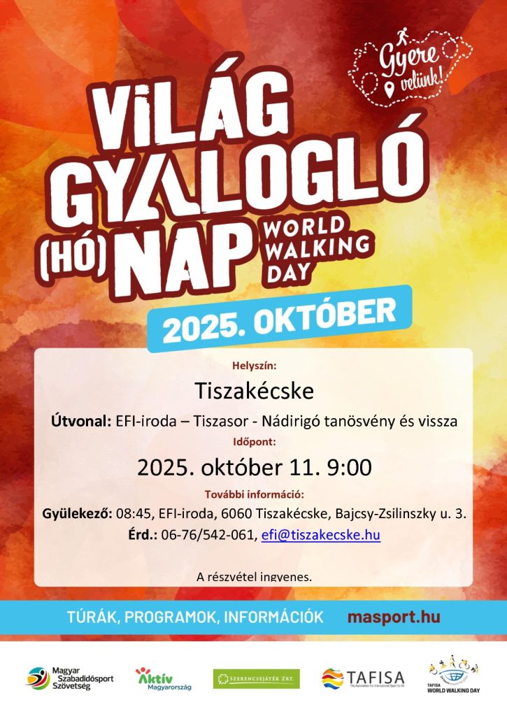 világgyalogló hónap