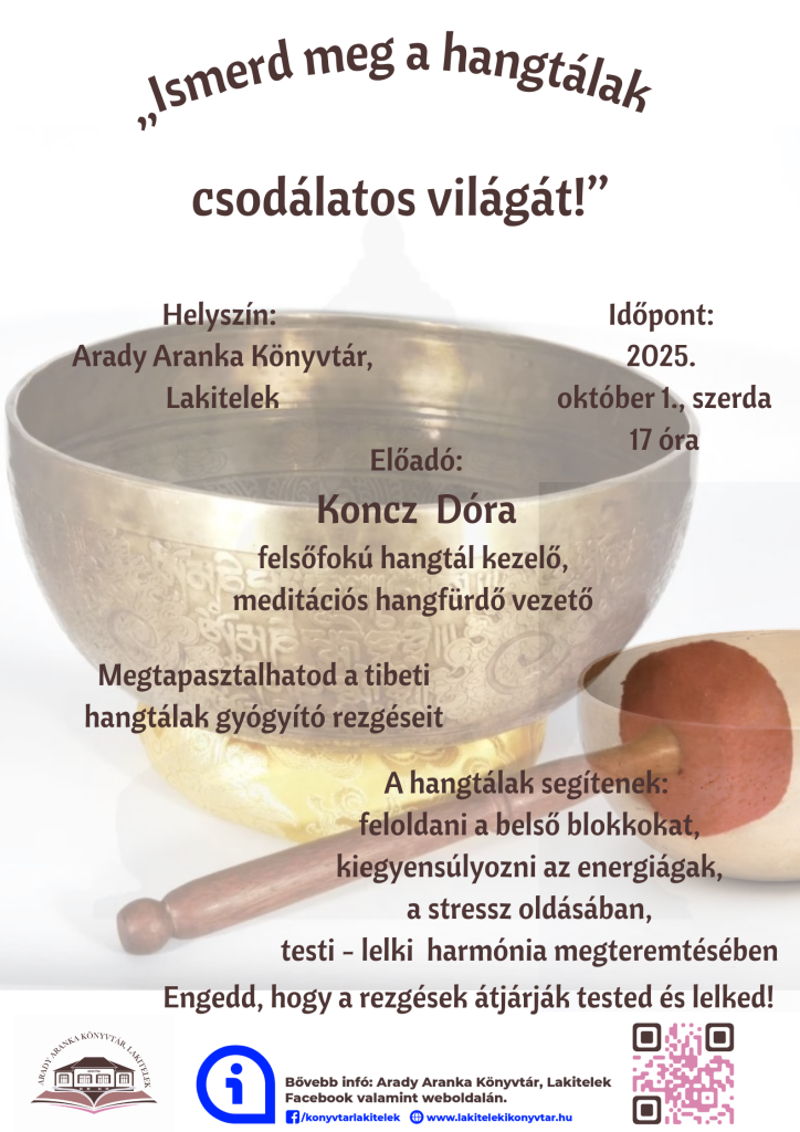 Ismerd meg a hangtálak csodálatos világát!