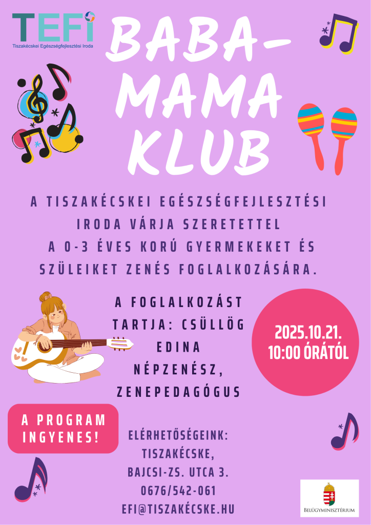 Baba-Mama klub Csüllög Edinával