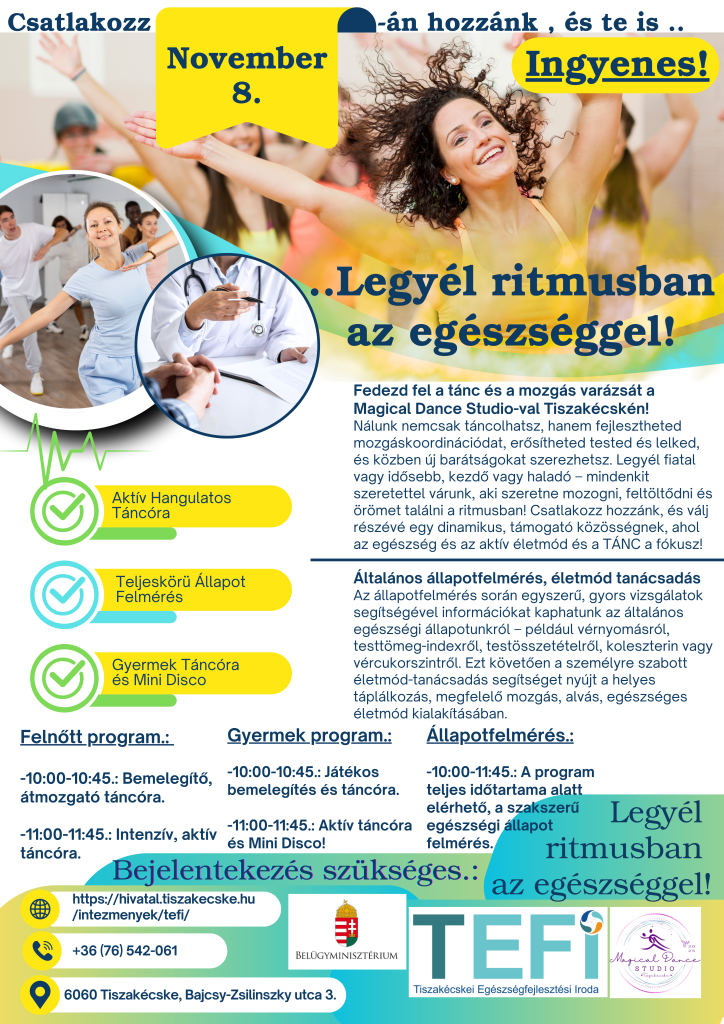 Legyél ritmusban az egészséggel