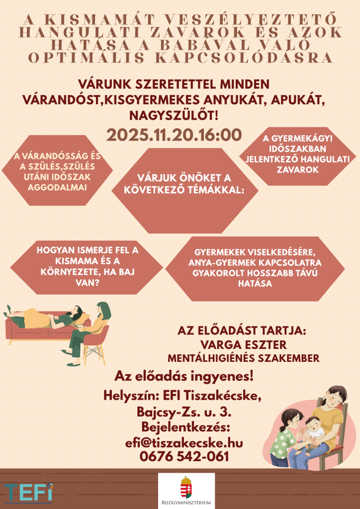 A kismamákat veszélyeztető hangulatzavarok 2025.11.20.