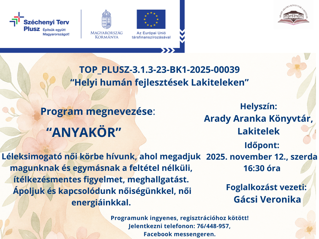 Anyakör – november 12.