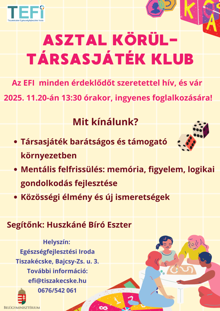 Társasjáték klub