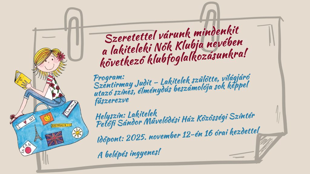 Nők klubja – Szentirmay Judit