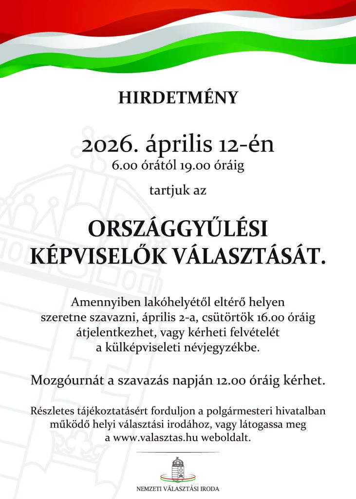 Választási hirdetmény