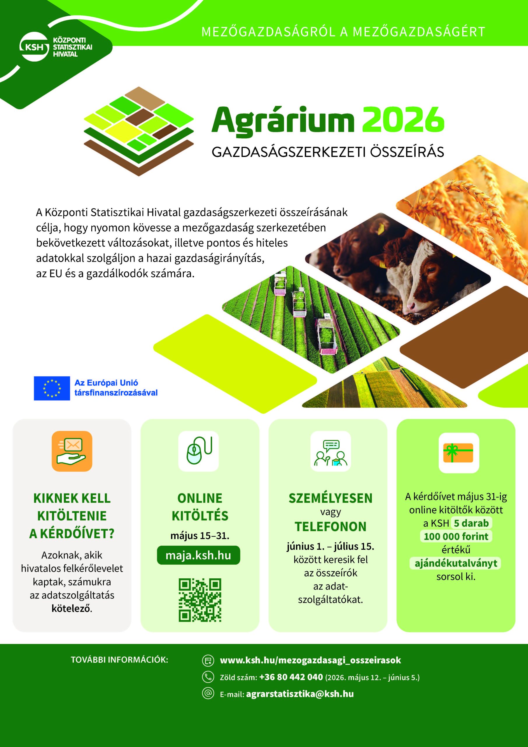 Agrárium 2026. – Gazdaságszerkezeti összeírás