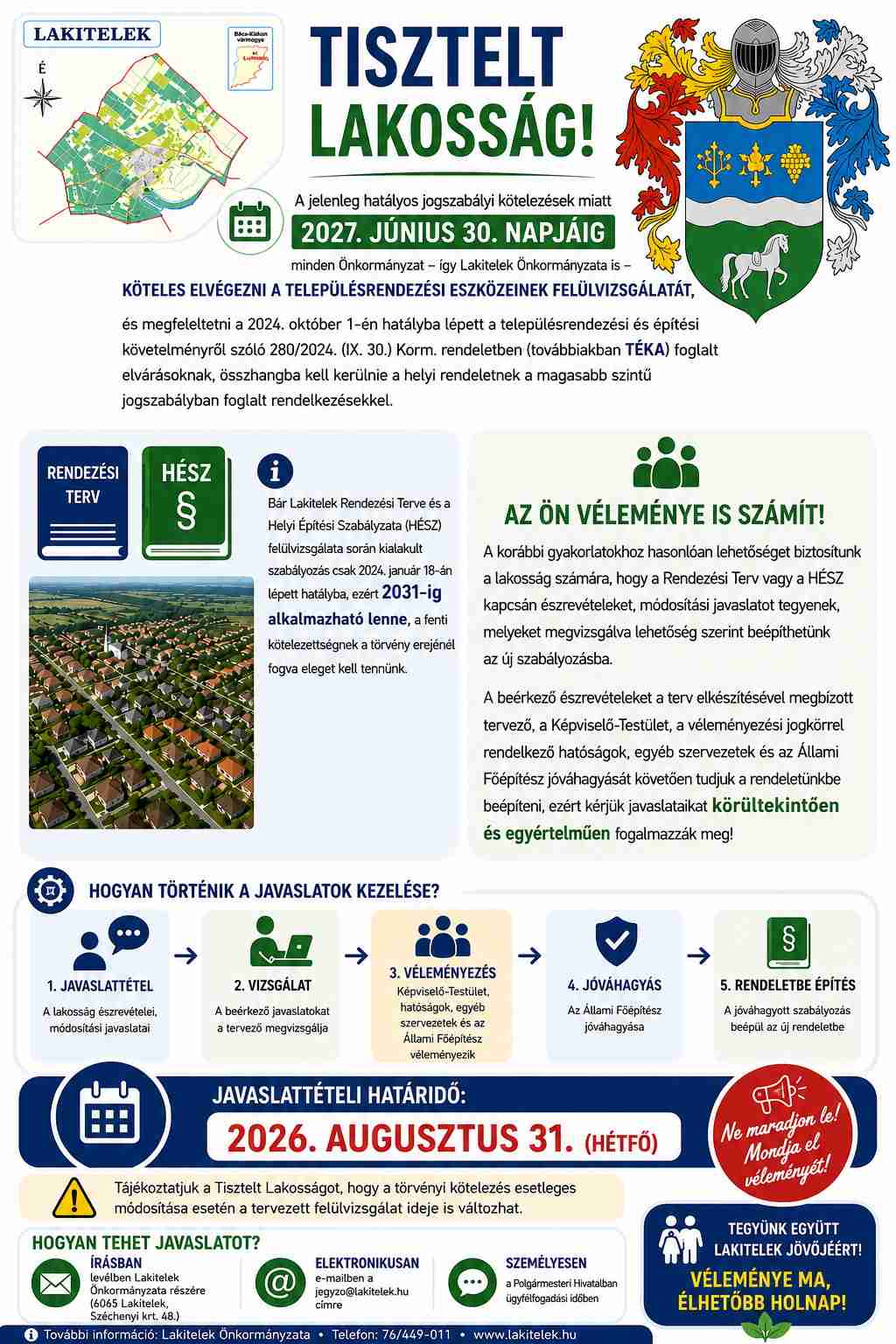 Településrendészeti eszközök felülvizsgálata